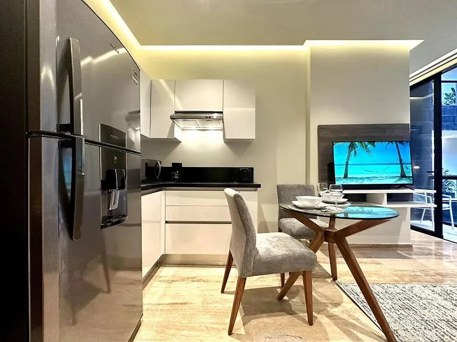 Apartment Beautiful Loft With Rooftop Pool, Bar & Views By Solmar Rentals Playa del Carmen