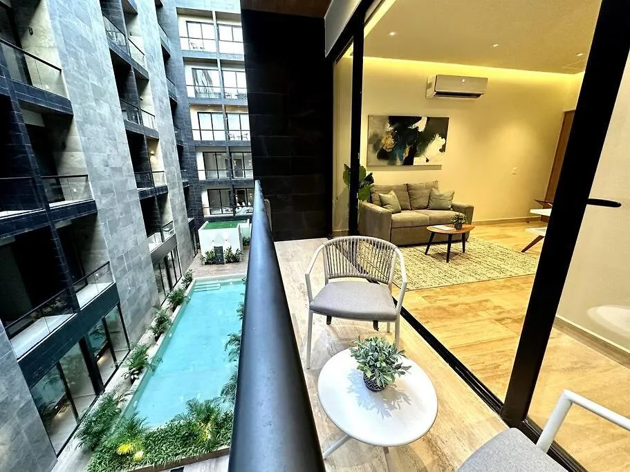 Apartment Beautiful Loft With Rooftop Pool, Bar & Views By Solmar Rentals Playa del Carmen Mexico
